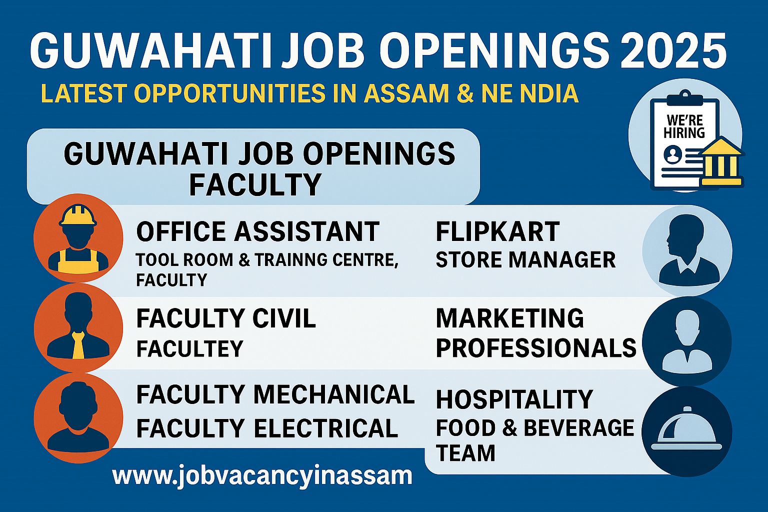 Latest Guwahati job Vacancy
